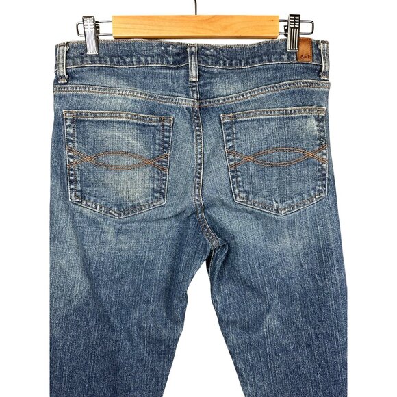Abercrombie & Fitch Womens Erin Jeans 10 Long Straight Leg Low Rise Y2K Vintage - Picture 13 of 13